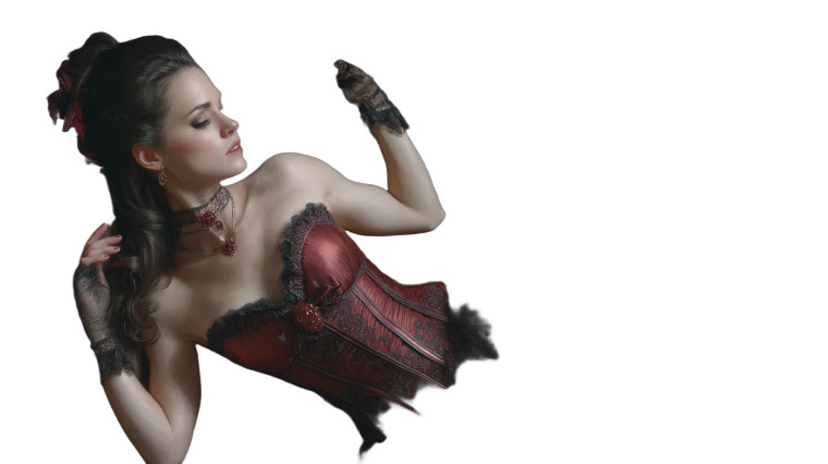 Gothic Duo Descending Vinyl Car Decal Sticker – Waterproof & UV-Resistant 8"