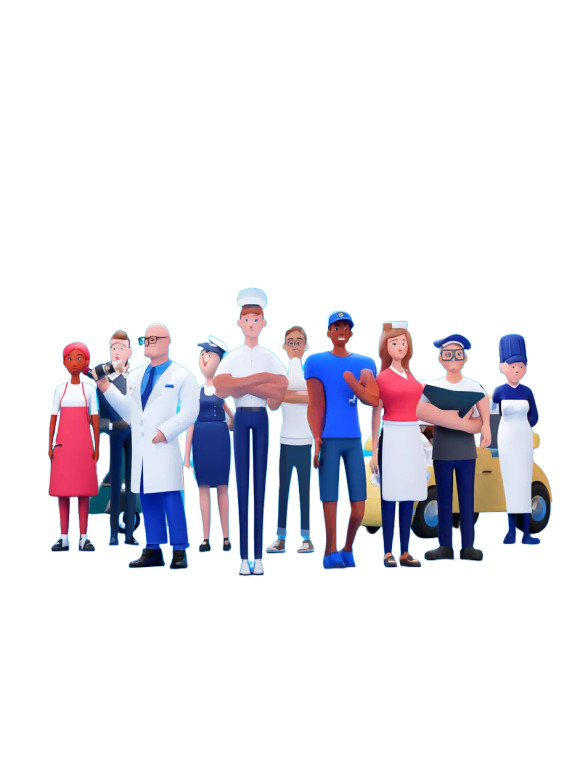 Diverse Professionals Vinyl Car Decal Sticker – Waterproof & UV-Resistant 8"