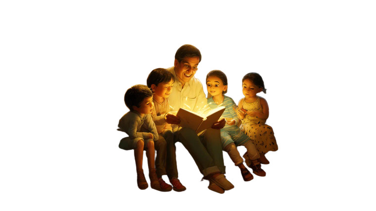 Storytime Bonding Vinyl Car Decal Sticker – Waterproof & UV-Resistant 8"