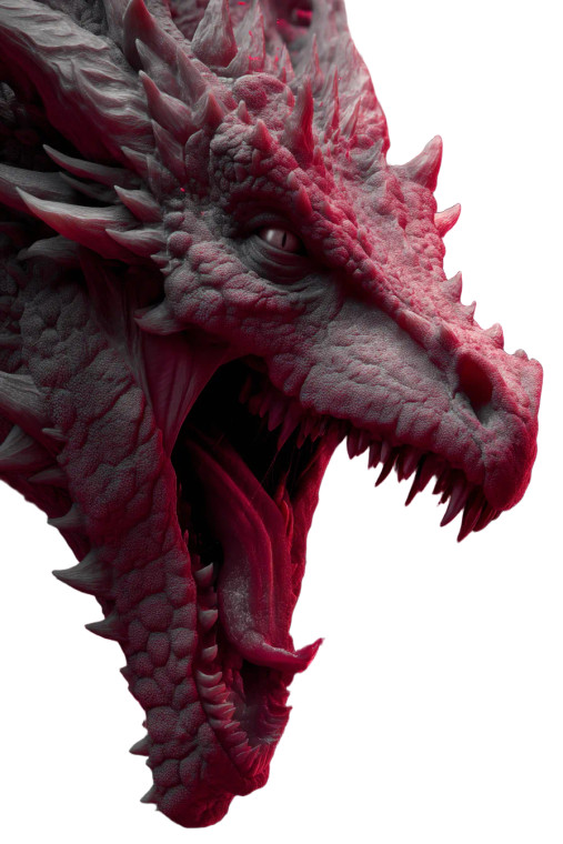 Angry Dragon V5 Vinyl Car Decal Sticker – Waterproof & UV-Resistant 8"