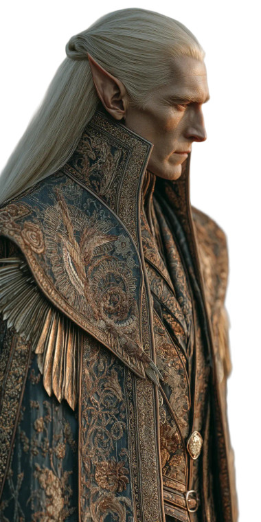 Thranduil Portrait Vinyl Car Decal Sticker – Waterproof & UV-Resistant 8"