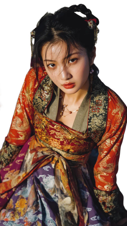 Ancient Asian Beauty Vinyl Car Decal Sticker – Waterproof & UV-Resistant 8"