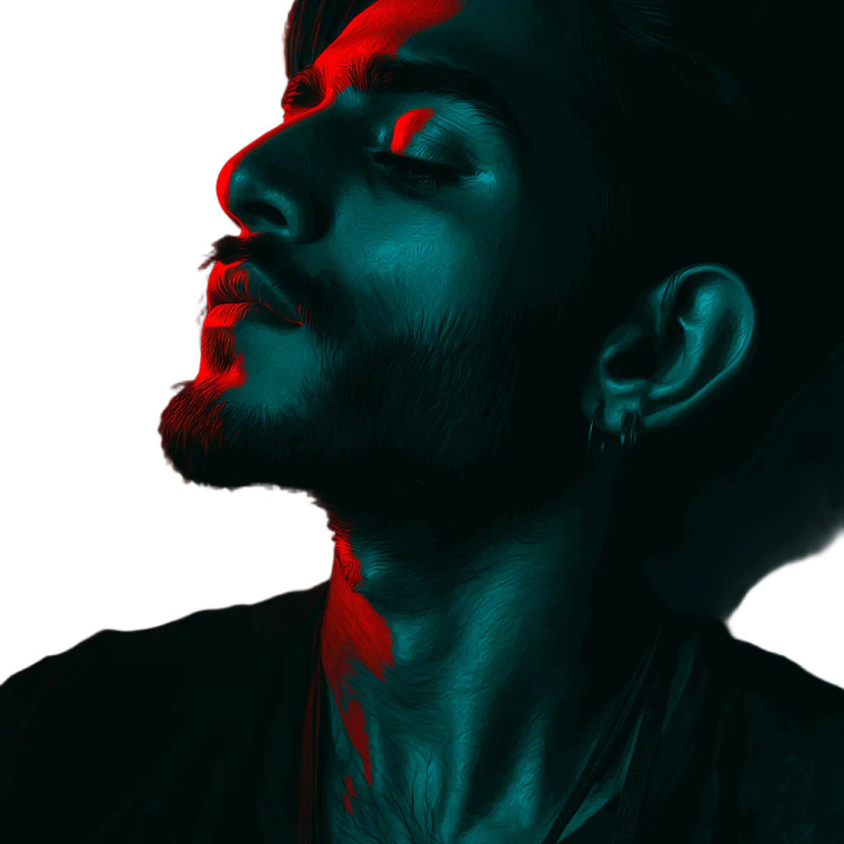 Pakistani Man Portrait Vinyl Car Decal Sticker – Waterproof & UV-Resistant 8"