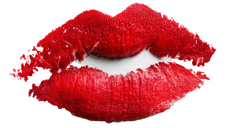 Red Lipstick Man Vinyl Car Decal Sticker – Waterproof & UV-Resistant 8"