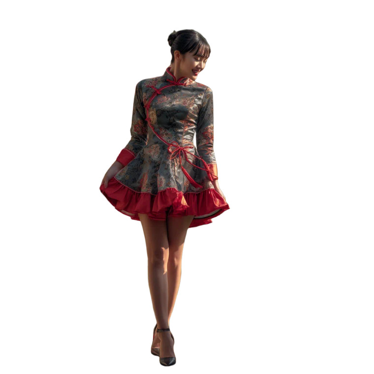 Chinese Beauty V5 Vinyl Car Decal Sticker – Waterproof & UV-Resistant 8"