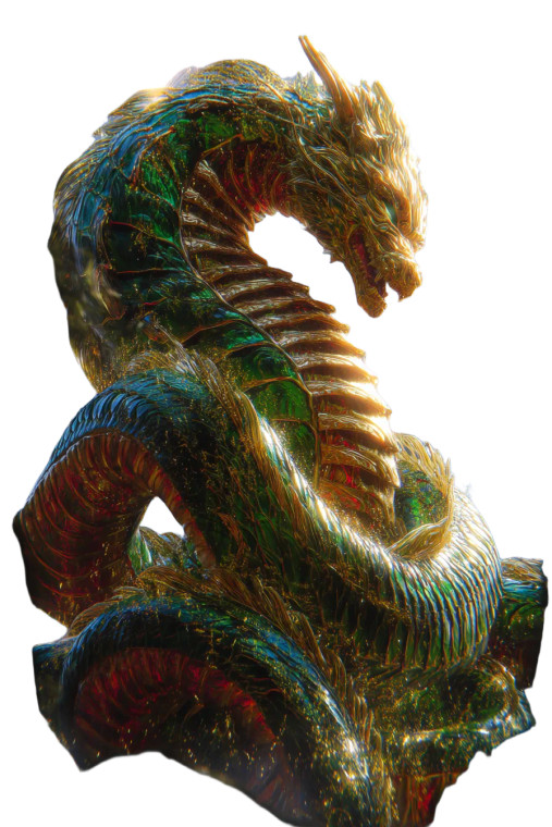 Shenron Dragon Vinyl Car Decal Sticker – Waterproof & UV-Resistant 8"