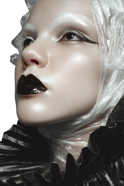 Goth Snow Queen Vinyl Car Decal Sticker – Waterproof & UV-Resistant 8"