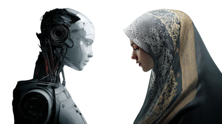 Cybernetic Duality Vinyl Car Decal Sticker – Waterproof & UV-Resistant 8"