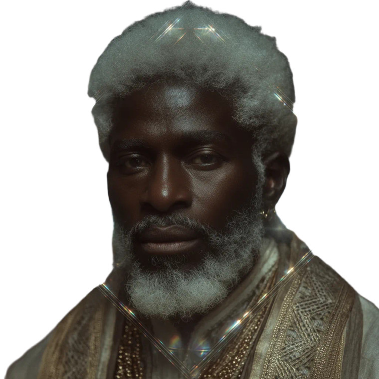 Retro-Futuristic Portrait V2 Vinyl Car Decal Sticker – Waterproof & UV-Resistant 8"