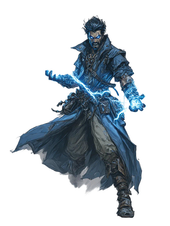 Storm Sorcerer Art V2 Vinyl Car Decal Sticker – Waterproof & UV-Resistant 8"