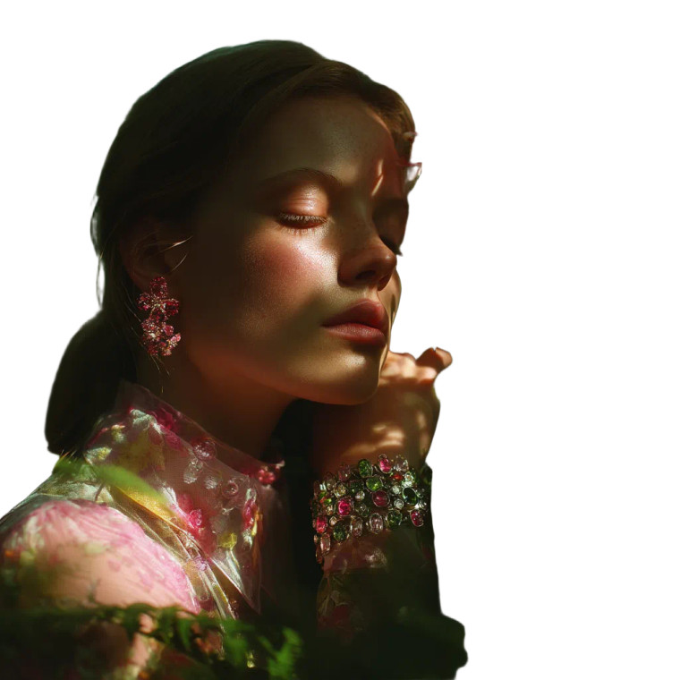 Porcelain-Skin Model Vinyl Car Decal Sticker – Waterproof & UV-Resistant 8"