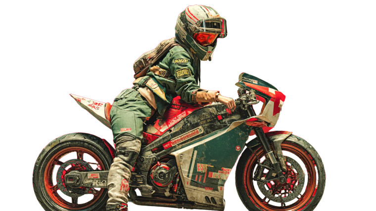 Stylish Cat Biker Vinyl Car Decal Sticker – Waterproof & UV-Resistant 8"