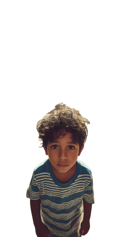 Joyful Moroccan Boy Vinyl Car Decal Sticker – Waterproof & UV-Resistant 8"