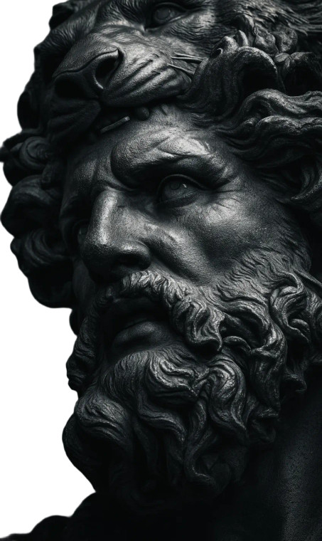 Hercules Lion Headdress Vinyl Car Decal Sticker – Waterproof & UV-Resistant 8"