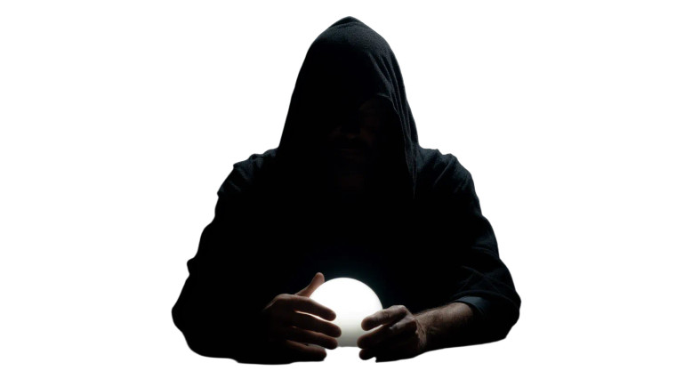 Mystical Crystal Seer Vinyl Car Decal Sticker – Waterproof & UV-Resistant 8"