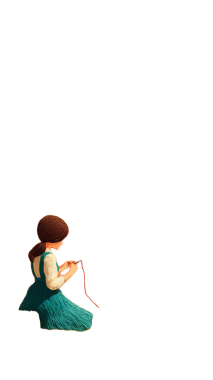 Happy Mother Sewing Vinyl Car Decal Sticker – Waterproof & UV-Resistant 8"