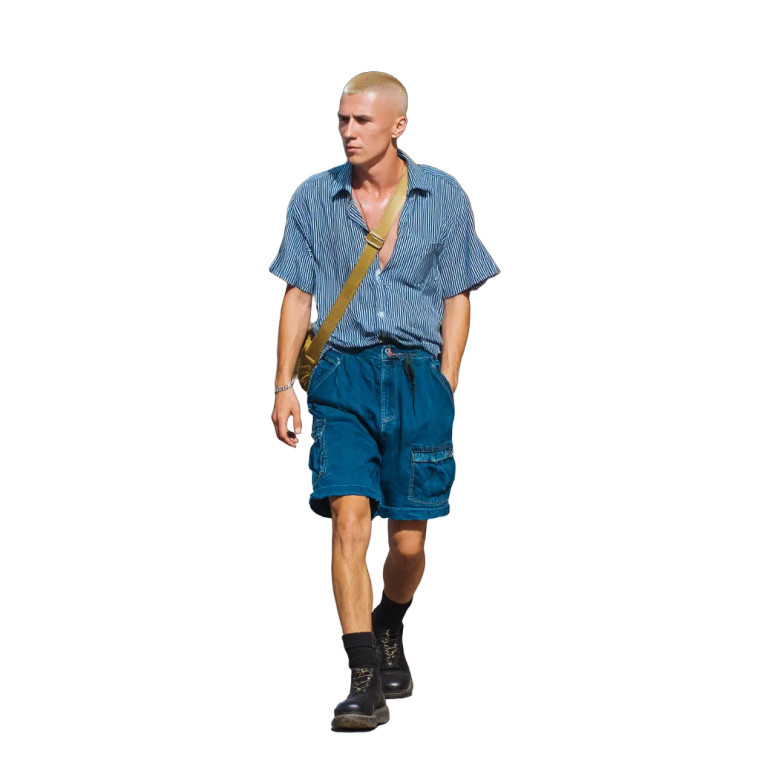 Man Walking Vinyl Car Decal Sticker – Waterproof & UV-Resistant 8"