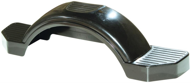 Durable Single Wheel Trailer Fender | Fits 12 Inch Wheels | High Density Polyethylene | Corrosion Proof