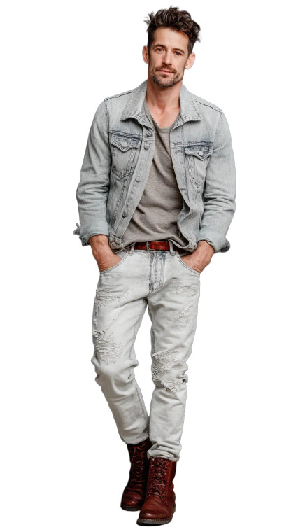 Male Model V2 Vinyl Car Decal Sticker – Waterproof & UV-Resistant 8"