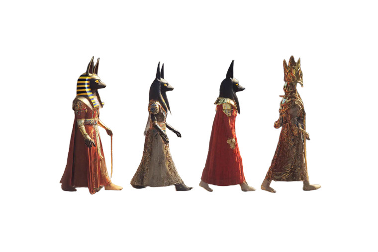 Egyptian Gods Walk Vinyl Car Decal Sticker – Waterproof & UV-Resistant 8"