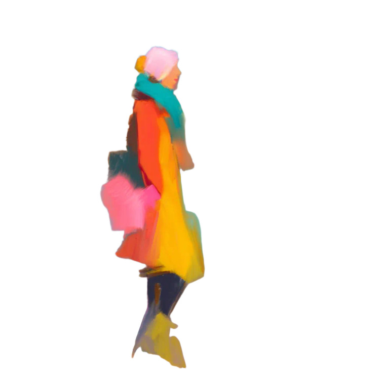 Woman On Beach V4 Vinyl Car Decal Sticker – Waterproof & UV-Resistant 8"