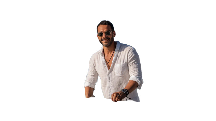 Muscular Beach Dj Vinyl Car Decal Sticker – Waterproof & UV-Resistant 8"