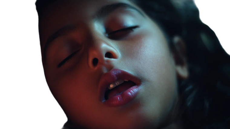 Sleeping Latina Girl Vinyl Car Decal Sticker – Waterproof & UV-Resistant 8"