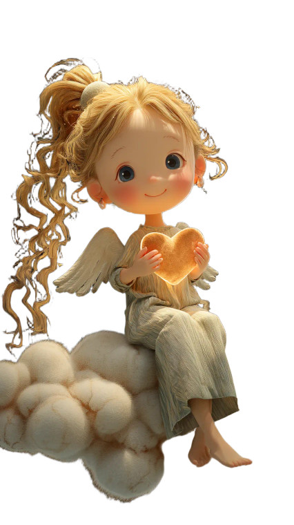 Angel Girl V4 Vinyl Car Decal Sticker – Waterproof & UV-Resistant 8"