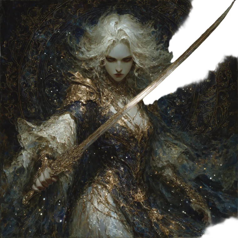 Dark Fantasy Queen V3 Vinyl Car Decal Sticker – Waterproof & UV-Resistant 8"