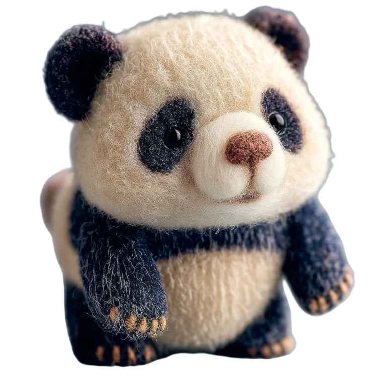 Giant Panda Vinyl Car Decal Sticker – Waterproof & UV-Resistant 8"