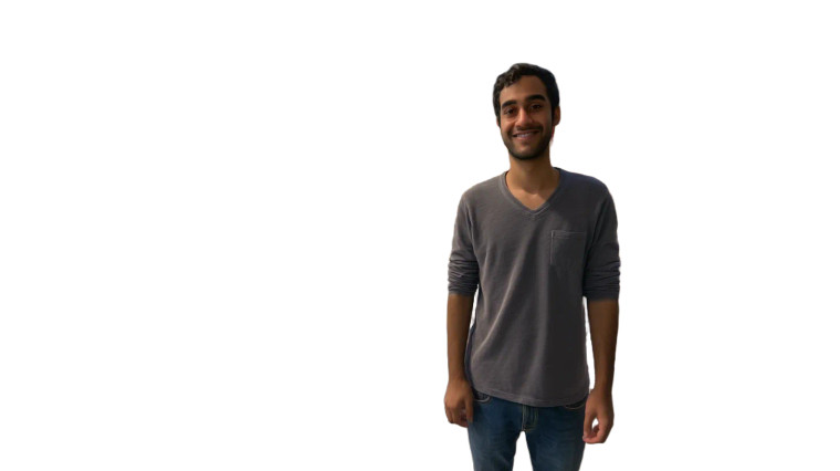 Iranian Man Smiling Vinyl Car Decal Sticker – Waterproof & UV-Resistant 8"