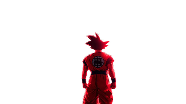 Goku Cyberpunk Glow Vinyl Car Decal Sticker – Waterproof & UV-Resistant 8"