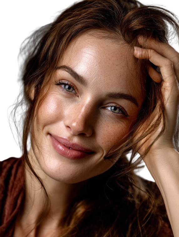 Baltic Model Portrait Vinyl Car Decal Sticker – Waterproof & UV-Resistant 8"