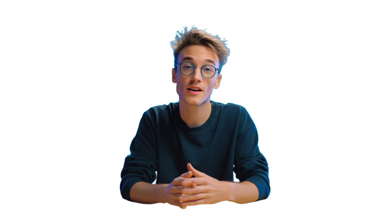 Youtuber Speaking V2 Vinyl Car Decal Sticker – Waterproof & UV-Resistant 8"