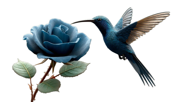 Colorful Hummingbird Flight Vinyl Car Decal Sticker – Waterproof & UV-Resistant 8"