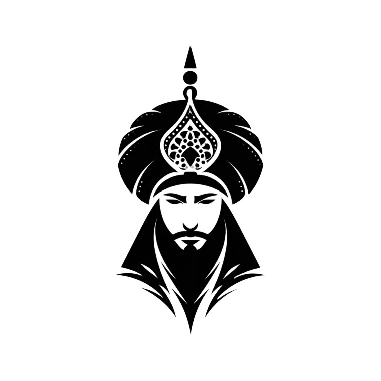 Handsome Sultan Prince Vinyl Car Decal Sticker – Waterproof & UV-Resistant 8"