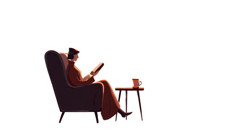 Peaceful Morning Routine Vinyl Car Decal Sticker – Waterproof & UV-Resistant 8"