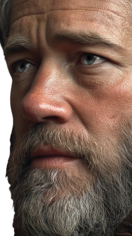 Noah Portrait V2 Vinyl Car Decal Sticker – Waterproof & UV-Resistant 8"