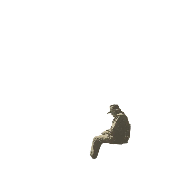 Shadowy Figure V5 Vinyl Car Decal Sticker – Waterproof & UV-Resistant 8"