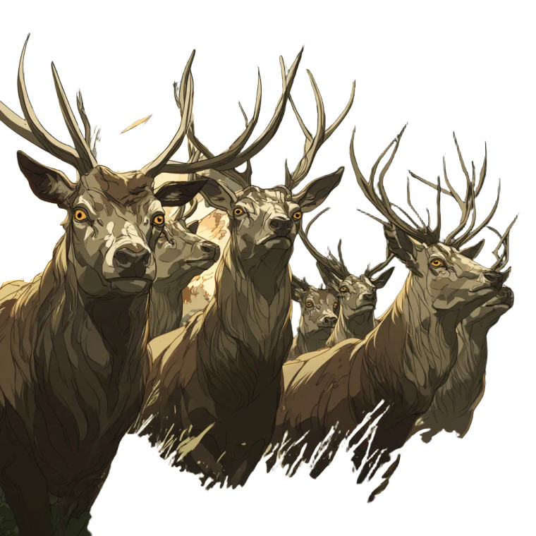 Problematic Deers Vinyl Car Decal Sticker – Waterproof & UV-Resistant 8"