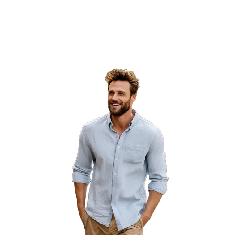 Happy Walking Dude Vinyl Car Decal Sticker – Waterproof & UV-Resistant 8"