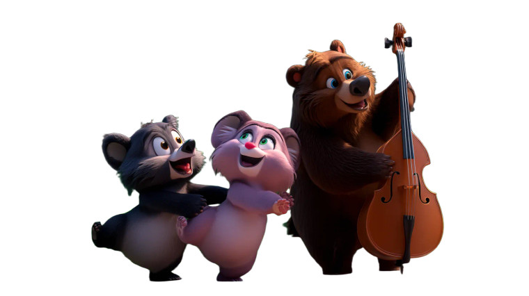 Dancing Bear Family Vinyl Car Decal Sticker – Waterproof & UV-Resistant 
