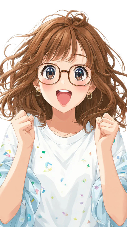 Joyful Anime Customer Vinyl Car Decal Sticker – Waterproof & UV-Resistant 8"