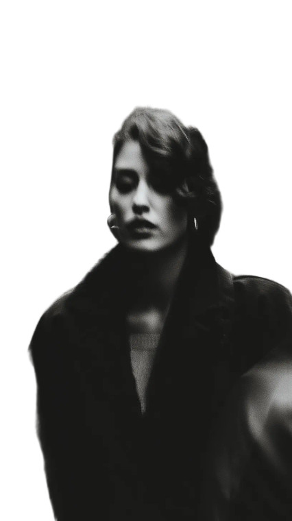 Elegant Brunette Woman V3 Vinyl Car Decal Sticker – Waterproof & UV-Resistant 8"