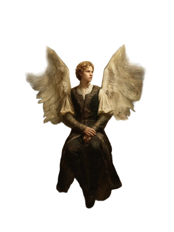 Terrifying Angel V2 Vinyl Car Decal Sticker – Waterproof & UV-Resistant 8"