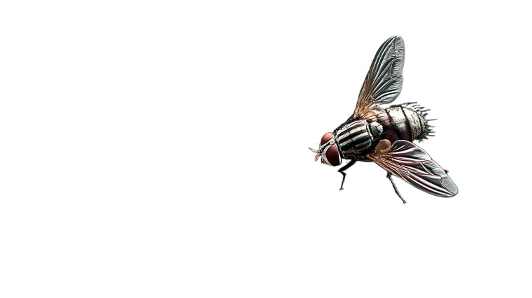 Flying Fly Vinyl Car Decal Sticker – Waterproof & UV-Resistant 8"