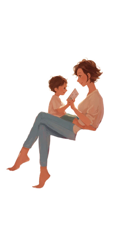 Mother'S Day Moment V4 Vinyl Car Decal Sticker – Waterproof & UV-Resistant 8"