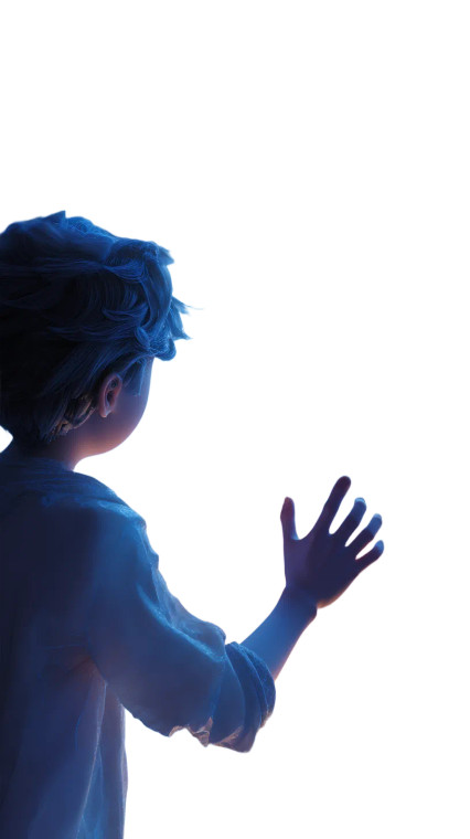 Magical Mirror Gaze Vinyl Car Decal Sticker – Waterproof & UV-Resistant 8"