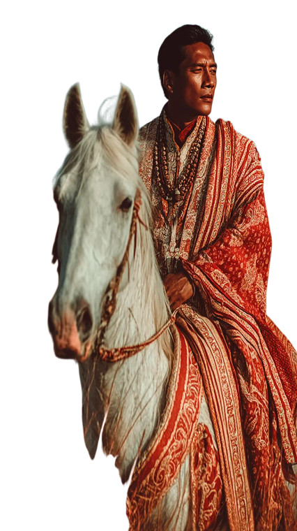 Javanese Horseman Vinyl Car Decal Sticker – Waterproof & UV-Resistant 8"