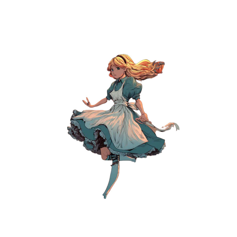 Alice Nightmare Vinyl Car Decal Sticker – Waterproof & UV-Resistant 8"